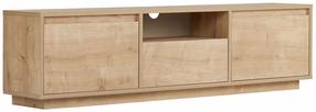 Televizoriaus spintelė Nordure Sentinel, ąžuolo sp., 29.5 cm x 160 cm x 42 cm