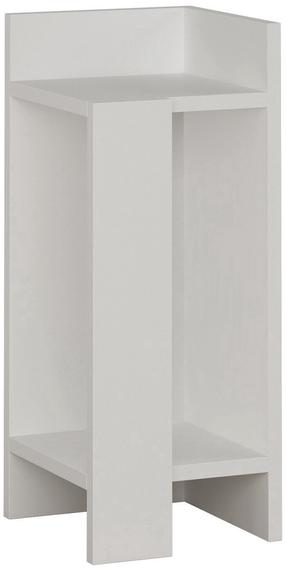 Naktinis staliukas Kalune Design Elos Right 855DTE3501, balta sp., 60 cm x 25 cm x 27 cm