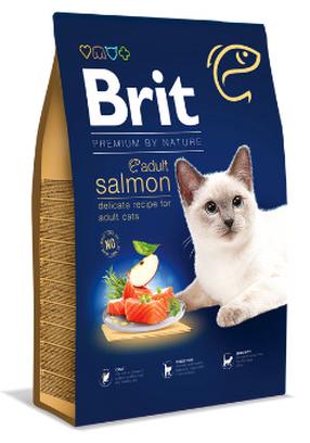 Sausas kačių maistas Brit Premium Adult Salmon, žuvis, 0.3 kg