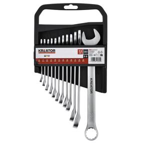 Kombinuotų raktų rinkinys Kreator KRTH30009, 260 mm, 6 - 22 mm