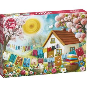 Puzle CherryPazzi Woollen Meadow, 50 cm x 70 cm, 1000 gab., daudzkrāsaina