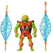 Žaislinė figūrėlė, su priedais Mattel Masters Of The Universe Turtles Of Grayskull Michelangelo, 14 cm, žalia sp./oranžinė sp.