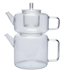 Tējkanna ar sietiņu Hermia CMS-5014, 1.6 l, caurspīdīga krās.