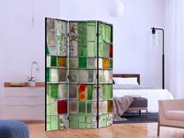 Fototapetas Artgeist Emerald Stained Glass, 172 cm x 135 cm
