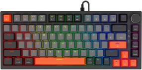 Vadu spēļu tastatūra Savio Astral BLACK JADE 3 Outemu White Jade, Angļu (US), melna krās.