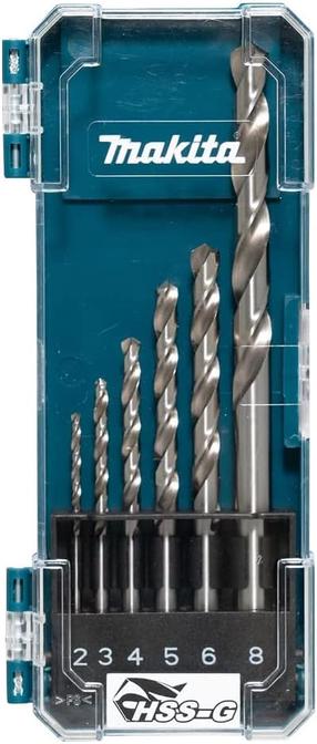 Metalo grąžtų rinkinys Makita D-75742, metalas, hss-g, tiesus, 2 mm x 10 cm