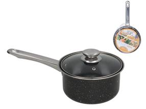 Kастрюля Kitchen&GO, Ø18 см, 1.8 л, черный цв.