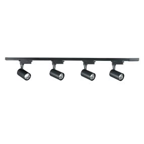 Lampa griesti DPM X-Line STR-4X15W-B, LED, 4100 °K, 4 x 15 W, melna krās. / melna krās.
