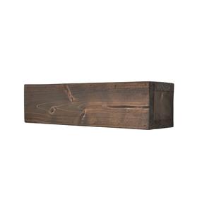 Sieninė lentyna Kalune Design Raf300, ruda sp., 13 cm x 11 cm x 40 cm