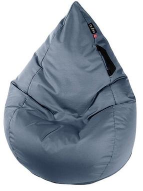 Кресло-мешок Splash Drop Slate Pop Fit 1700, синий цв./серый цв., 220 л