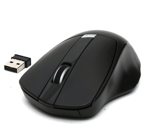 Беспроводная компьютерная мышь Omega OM216B, nano usb, черный цв.