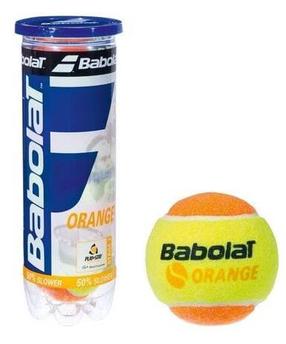 Tennisepallide komplekt Babolat Orange 1624, kollane v./oranž v., 3 tk