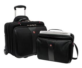 Nešiojamų kompiuterių krepšys su ratukais Wenger, juoda, 17"