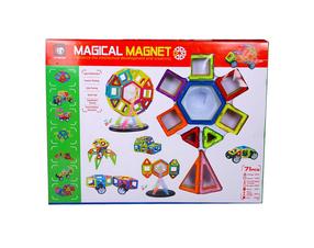 Magnētiskais konstruktors Xinbida Magical Magnet 525050202, 71 gab.