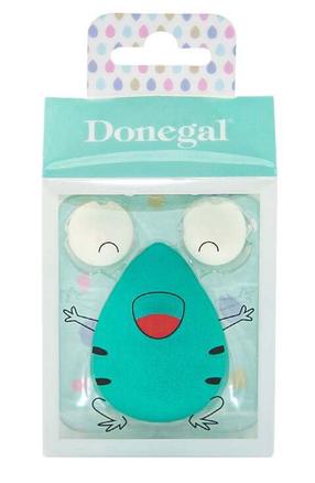 Косметическая губка Donegal Blending Sponge Frog 5907549243330, 3 шт., белый цв.