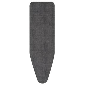 Gludināmo dēļu pārvalks Brabantia B Denim Black, 1.24 cm x 38 cm, melna krās.