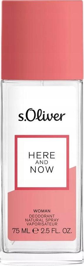 Dezodorants sievietēm S.Oliver Here & Now, 75 ml