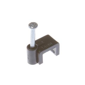 Kabelio laikiklis Okko CHF4.1 x 6, balta sp./juoda sp., 100 vnt.