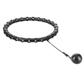 Masažinis lankas HMS HHW11 Plus Size Hula Hop, 42 cm, 0.3 kg, juoda sp.