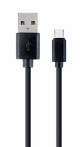 Adapteris Gembird CC-USB2-AMCM CC-USB2-AMCM USB 2.0 male, USB Type-C male, 1 m, melna krās.