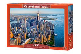 Pusle Castorland Sunset Over Manhattan 53674, 33 cm x 47 cm, 500 tk, mitmevärviline