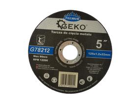 Pjovimo diskas Geko G78212, 125 mm x 1.2 mm x 22.23 mm
