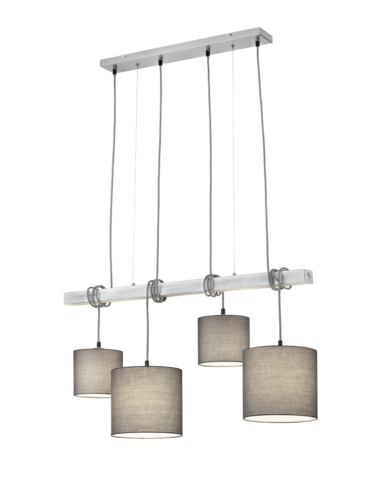 Valgusti rippuv Reality Padme R30364007, E27, 4 x 42 W, hall v. / nikkel v.