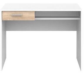Rašomasis stalas Nepo Plus BIU1S, ąžuolo/balta