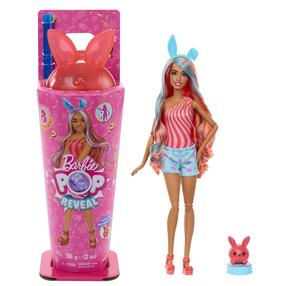 Кукла с аксессуарами Mattel Barbie Pop Reveal Animal Party JCN87, 29 см, синий цв.