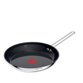 Praepann Tefal Nordica H8710455, Ø 24 cm, roostevaba teras, Must v.