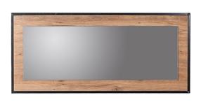 Veidrodis Kalune Design Quantum Idea 110, kabinamas, 110 cm x 60 cm, juoda sp./pušies sp