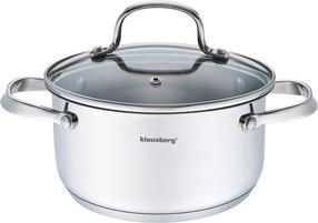 Puodas Klausberg KB-7212, Ø18 cm, 2.5 l, sidabro sp.