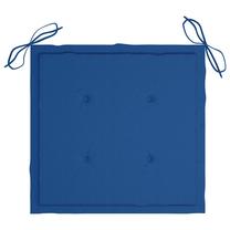 Kėdžių pagalvėlė VLX Garden Chair Cushions 314060, tamsiai mėlyna sp., 50 cm x 50 cm, 4 vnt.