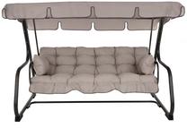 Lauko sūpynės Patio Parma patio, antracito sp./pilka sp./ruda sp., 209 cm x 132 cm x 156 cm
