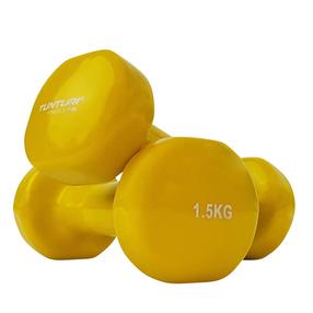 Svarmenų rinkinys Tunturi Vinyl, 2 x 1.5 kg