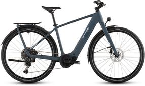 Elektrinis dviratis Cube Kathmandu Hybrid C:62 Pro 400X Easy Entry, S, 28", 400 W, 11.1 Ah, mėlyna sp.