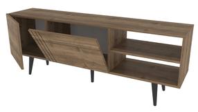 TV staliukas Kalune Design Ronas, riešuto sp., 160 cm x 35 cm x 38.6 cm