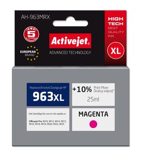 Tintes printera kasetne ActiveJet AH-963MRX, fuksīna (magenta) krās., 25 ml