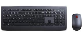 Klaviatūros ir pelės komplektas Lenovo 4X30H56824, NO, juoda, belaidė