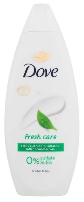 Kūno prausimosi želė Dove Fresh Care, 250 ml