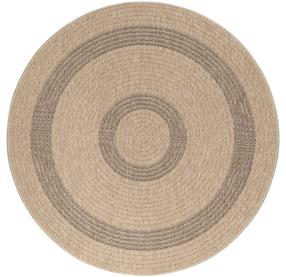 Kilimas lauko terasoms Ayyildiz Comilla Vintage, juoda sp., 160 cm x 160 cm