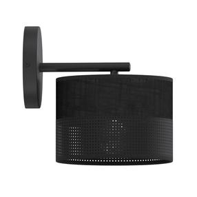 Šviestuvas sieninis Emibig Karbon K1, E27, 1 x 15 W, juoda sp. / juoda sp., 20 x 20 cm