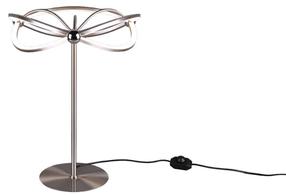 Galda stāvlampas Trio Charivari 521210107, LED, 26W, balta krās./niķeļa krās.