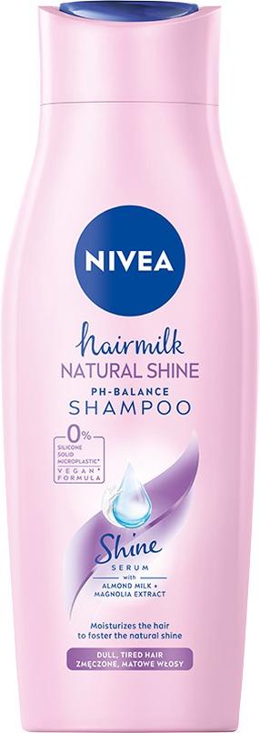 Šampūns Nivea Hair Milk Natural Shine, 400 ml