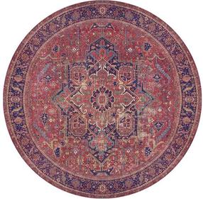 Paklājs Conceptum Hypnose Blues Chenille AL 162, daudzkrāsaina, 150 cm x 150 cm