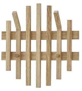 Sieninė drabužių kabykla MCakcent Bantry 52565EM9, 40 cm, ruda sp.