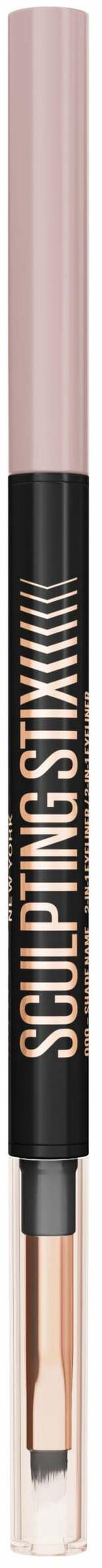 Silmapliiats Maybelline Sculpting Stix 2-in-1, black blur v. 016