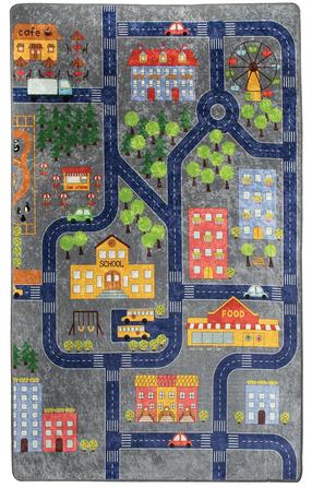 Kilimas Conceptum Hypnose Small Town 876CHL1150, įvairių spalvų, 190 cm x 140 cm