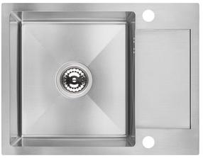 Virtuvinė plautuvė Laveo Marmara SAM_013T, Inox, nerūdijantysis plienas, 57 cm x 44 cm x 19 cm, inox sp.