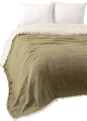 Lovatiesė Mijolnir Muslin 194DCH2220, žalia sp., 230 cm x 250 cm